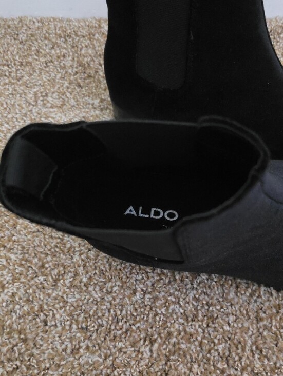 Aldo Black Suede Chelsea Boots for Men main image 5